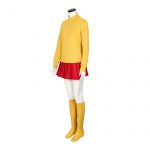 Takerlama Velma Costume Adult Woman Tops Long Sleeve T shirt Red Skirt with Over The Knee 1 - Velma Costume
